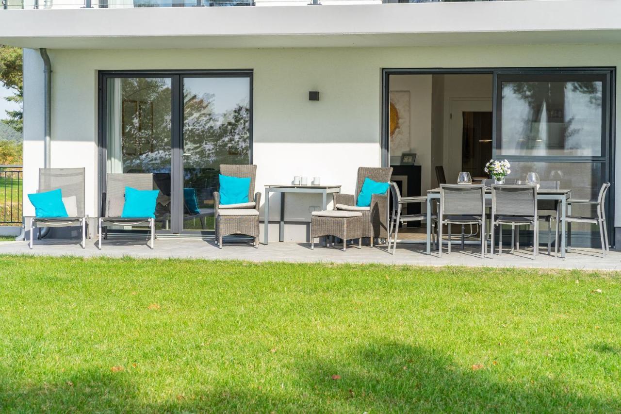 Terrassenwohnung "Kliffgarten" - Oase Am Haff Garz  Exteriér fotografie